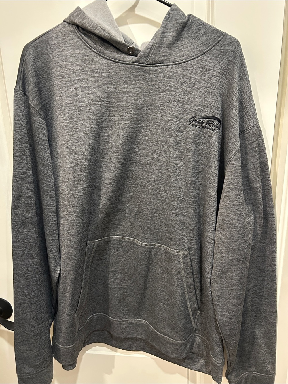 Gray Hooded Men's Sweater Hoodie - Unbranded